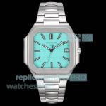 Patek Philippe Baby Blue Cubitus 5821 Super Clone Stainless Steel Watch 